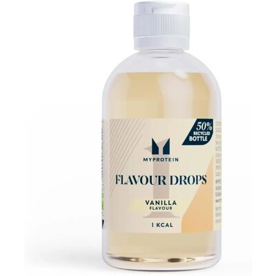 MyProtein FlavDrops Vanille - Améliorateur de saveur 50ml - Publicité MyProtein FlavDrops Vanille - Améliorateur de saveur 50ml - Publicité