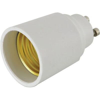 Loops Light Bulb Adapter GU10 Bayonet to E27 Edison Socket Converter - 60W LED Loops Light Bulb Adapter GU10 Bayonet to E27 Edison Socket Converter - 60W LED