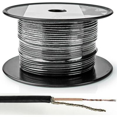 Loops - 100m RG174 - Black - SMA TNC - Coaxial Cable Loops - 100m RG174 - Black - SMA TNC - Coaxial Cable