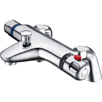 Signature - Bath Shower Mixer Tap Pillar Mounted - Chrome Signature - Bath Shower Mixer Tap Pillar Mounted - Chrome