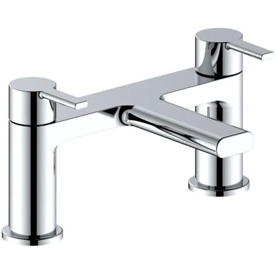 Signature - Onyx - Chrome - Pillar Mounted - Bath Filler Tap Signature - Onyx - Chrome - Pillar Mounted - Bath Filler Tap
