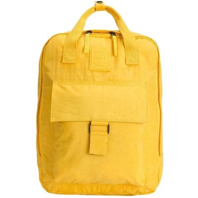 Artsac Mustard Nylon Unisex Backpack - 15 Inch Laptop - Style Ref: 50291 Artsac Mustard Nylon Unisex Backpack - 15 Inch Laptop - Style Ref: 50291
