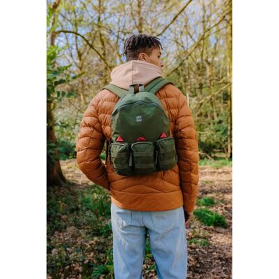 Artsac Jakson Triple Pocket Medium Backpack - Backpack Artsac Jakson Triple Pocket Medium Backpack - Backpack