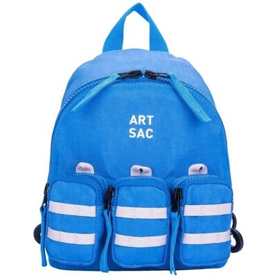 Artsac Jakson Triple Pocket Small Backpack - Blue - Backpack Artsac Jakson Triple Pocket Small Backpack - Blue - Backpack
