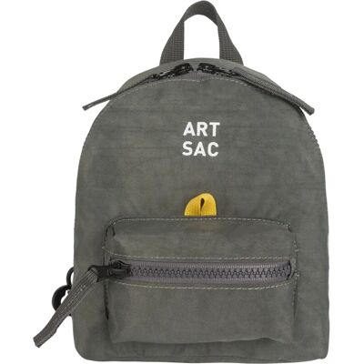 Artsac Jakson Single S Grey Nylon Backpack - Unisex Artsac Jakson Single S Grey Nylon Backpack - Unisex