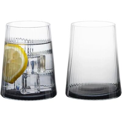 Anton Studio Designs Empire Smoke Gläser - Set aus 2, 400ml Anton Studio Designs Empire Smoke Gläser - Set aus 2, 400ml