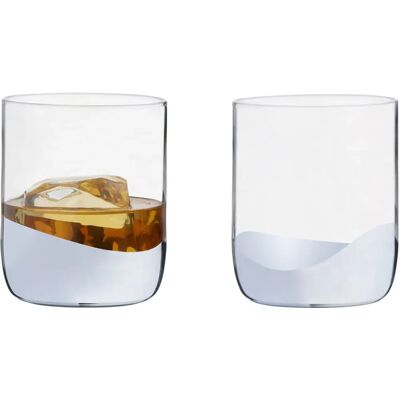 Anton Studio Designs Wave Silver Glass Set - Glasses Anton Studio Designs Wave Silver Glass Set - Glasses