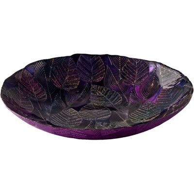 Anton Studios Designs - Autumnal Amethyst - 40cm - Bowl Anton Studios Designs - Autumnal Amethyst - 40cm - Bowl