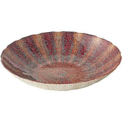 Anton Studios Nova Glass Bowl - 33cm - Red and Gold - Contemporary Design Anton Studios Nova Glass Bowl - 33cm - Red and Gold - Contemporary Design