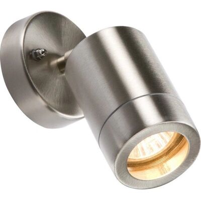 Knightsbridge Stainless Steel Adjustable Wall Lamp - Wall Lamp Knightsbridge Stainless Steel Adjustable Wall Lamp - Wall Lamp