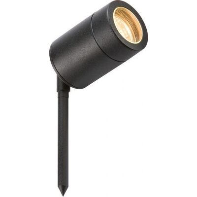Knightsbridge Spike Light - Negro, 230V, IP65, GU10 - Dimmable Knightsbridge Spike Light - Negro, 230V, IP65, GU10 - Dimmable