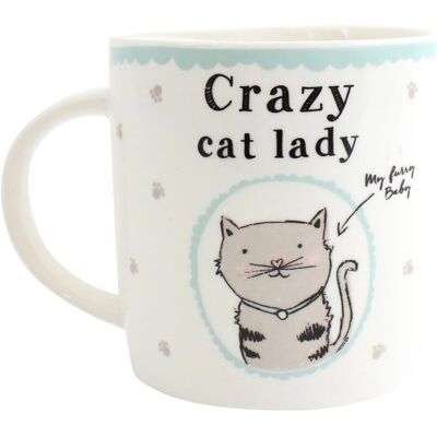 Crazy Cat Lady Boxed Mug - Muggi Crazy Cat Lady Boxed Mug - Muggi