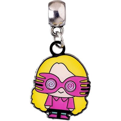 Harry Potter Luna Lovegood Silberbelagter Chibi Slider Anhänger - Anhänger Harry Potter Luna Lovegood Silberbelagter Chibi Slider Anhänger - Anhänger