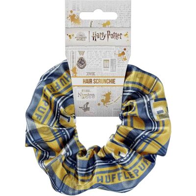Elástico de cetim Harry Potter Hufflepuff - Acessório para cabelo Elástico de cetim Harry Potter Hufflepuff - Acessório para cabelo