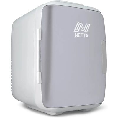 NETTA - 5L Mini Fridge - Grey - AC/DC - Mini Fridge NETTA - 5L Mini Fridge - Grey - AC/DC - Mini Fridge
