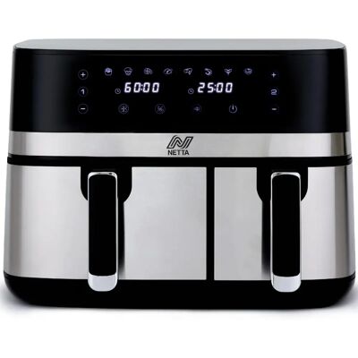 NETTA - 9L Air Fryer - Dual-Basket - Air Fryer NETTA - 9L Air Fryer - Dual-Basket - Air Fryer