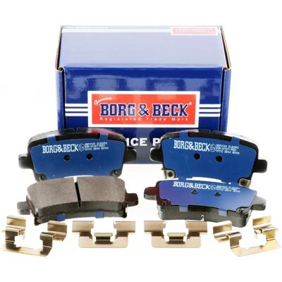 Borg & Beck Vauxhall Insignia Saab 9-5 Chevrolet Malibu Rear Brake Pads Set - Brake Pads Set Borg & Beck Vauxhall Insignia Saab 9-5 Chevrolet Malibu Rear Brake Pads Set - Brake Pads Set