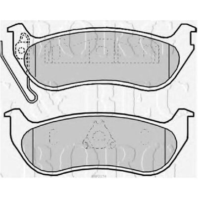 Borg & Beck Brake Pad Set Bbp2170 - Brake Pad Set for VW Crafter 06-16 Mercedes Sprinter 06-18 Borg & Beck Brake Pad Set Bbp2170 - Brake Pad Set for VW Crafter 06-16 Mercedes Sprinter 06-18