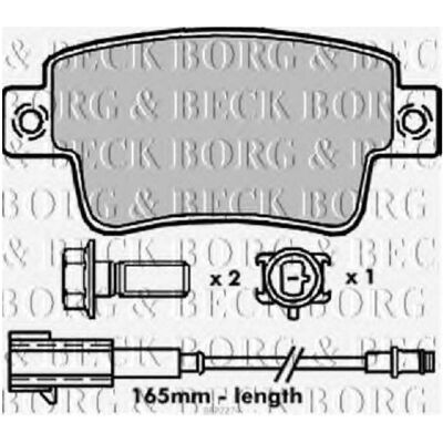 Borg & Beck Bbp2268 Rear Brake Pad Set - Brake Pad Set Borg & Beck Bbp2268 Rear Brake Pad Set - Brake Pad Set