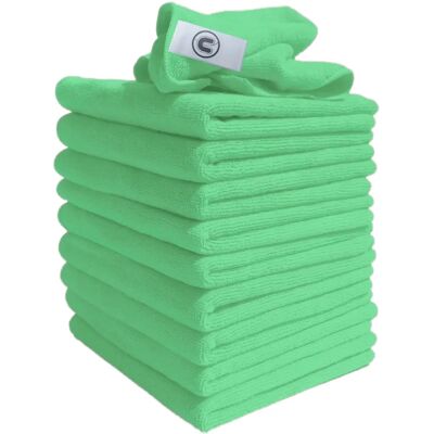 Unknown - Large Microfibre Cloths - Green - Cleaning cloths Unknown - Large Microfibre Cloths - Green - Cleaning cloths