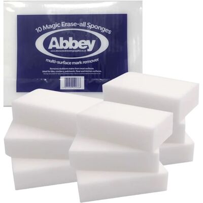 Abbey - SPEAWH - White - 10-pack - eraser sponge Abbey - SPEAWH - White - 10-pack - eraser sponge
