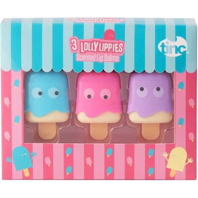 Tinc Lip Balm Set - Candy, Rose, Vanilla - Lip Balm Set Tinc Lip Balm Set - Candy, Rose, Vanilla - Lip Balm Set