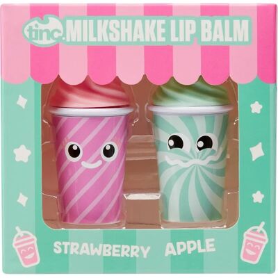 Tinc Lip Balm Set of 2 Pocket-sized Apple and Strawberry Scent - Lip Balm Tinc Lip Balm Set of 2 Pocket-sized Apple and Strawberry Scent - Lip Balm