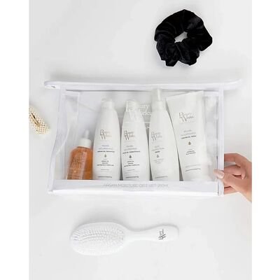 Beauty Works Argan Moisture Repair Gift Set - Hair Care Trio Beauty Works Argan Moisture Repair Gift Set - Hair Care Trio