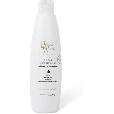 Beauty Works Pearl Nourishing Argan Oil Shampoo - Sulphate Free - 250ml Beauty Works Pearl Nourishing Argan Oil Shampoo - Sulphate Free - 250ml