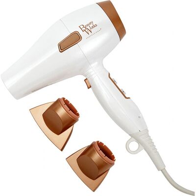 Beauty Works Hair Dryer - Ionic, Fast Drying, Ceramic Brush - Hair Dryer Beauty Works Hair Dryer - Ionic, Fast Drying, Ceramic Brush - Hair Dryer