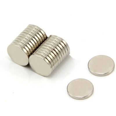 Magnet Expert N35 Ímã de Neodímio Para Arte, Artesanato, Modelismo, Diy, Hobbies e Embalagens - Ímã de Neodímio 8mm x 1mm - Força 0,39kg Magnet Expert N35 Ímã de Neodímio Para Arte, Artesanato, Modelismo, Diy, Hobbies e Embalagens - Ímã de Neodímio 8mm x 1mm - Força 0,39kg