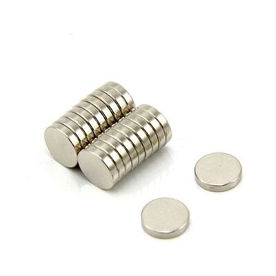 FIRST4MAGNETS F670 - N35 -20 - Set di magneti, 10 mm diametro x 2 mm dick N35 Neodym, Magnete con 1 kg Haftkraft - Magnets FIRST4MAGNETS F670 - N35 -20 - Set di magneti, 10 mm diametro x 2 mm dick N35 Neodym, Magnete con 1 kg Haftkraft - Magnets
