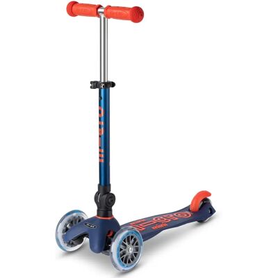 Micro Scooters Mini Deluxe Navy Foldable Kids Scooter - 2-5 Years Micro Scooters Mini Deluxe Navy Foldable Kids Scooter - 2-5 Years
