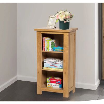 Hallowood Furniture - Oak 3-Shelf - 45x85 cm - Low - Bookcase Hallowood Furniture - Oak 3-Shelf - 45x85 cm - Low - Bookcase