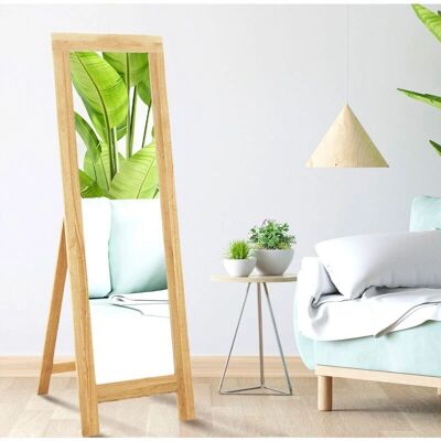 Hallowood Furniture - Waverly Oak Cheval Mirror Hallowood Furniture - Waverly Oak Cheval Mirror