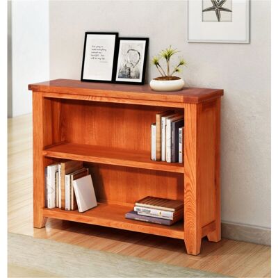 Hallowood Furniture - Cotswold Small Wide - Oak - bookcase Hallowood Furniture - Cotswold Small Wide - Oak - bookcase