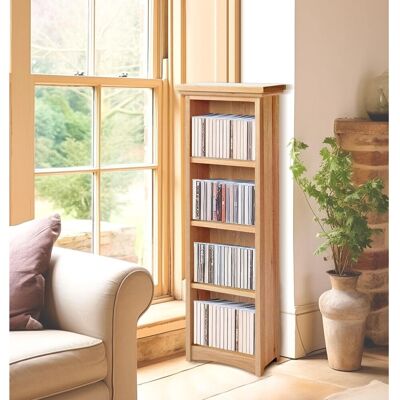 Hallowood Furniture - Camberley Oak - 3 Shelf - Storage Rack Hallowood Furniture - Camberley Oak - 3 Shelf - Storage Rack