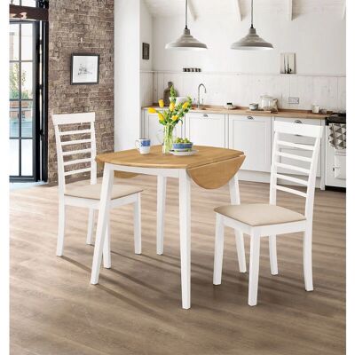 Hallowood Furniture - Table Set - White Oak - Dining Table Set Hallowood Furniture - Table Set - White Oak - Dining Table Set