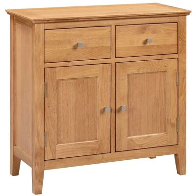 Hallowood - Small Sideboard Oak - 2-Drawer - Oak - Cabinet Hallowood - Small Sideboard Oak - 2-Drawer - Oak - Cabinet