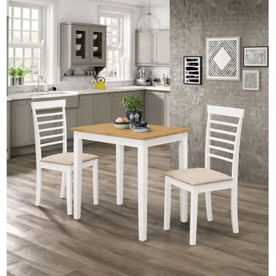 Hallowood - Table Set - White Oak - Dining Table Set Hallowood - Table Set - White Oak - Dining Table Set