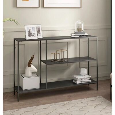 Hallowood Furniture - Metal Console Table - Black Hallowood Furniture - Metal Console Table - Black