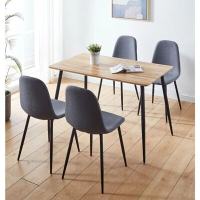 Hallowood - Live Edge Table 120cm - Chairs - Dining Set Hallowood - Live Edge Table 120cm - Chairs - Dining Set
