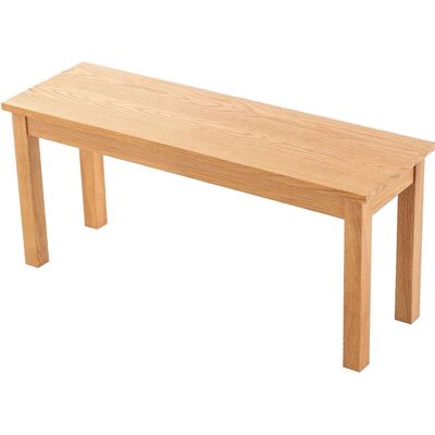 Hallowood Furniture - 100cm Oak - Oak veneer - Dining Bench Hallowood Furniture - 100cm Oak - Oak veneer - Dining Bench