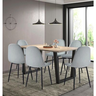 Hallowood Furniture - Rectangular 1.5m - dining table set Hallowood Furniture - Rectangular 1.5m - dining table set