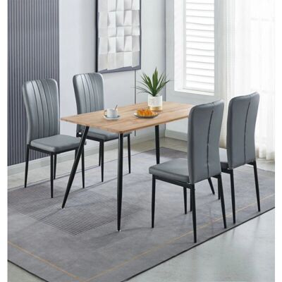 Hallowood Furniture - Dining Set 1.2m - Small Rectangle Table Hallowood Furniture - Dining Set 1.2m - Small Rectangle Table
