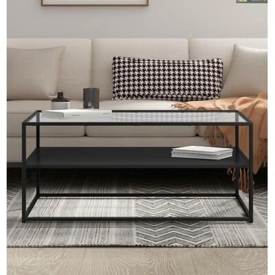 Hallowood Furniture - Bew Cof01 - Black - Steel Coffee Table Hallowood Furniture - Bew Cof01 - Black - Steel Coffee Table