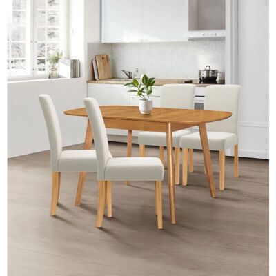 Hallowood Furniture - Butterfly Extending Table Hallowood Furniture - Butterfly Extending Table