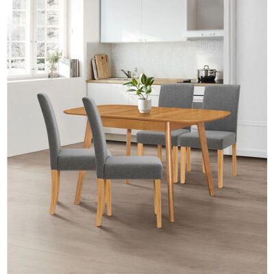 Hallowood Furniture - Butterfly Extending Table - Dining Set Hallowood Furniture - Butterfly Extending Table - Dining Set