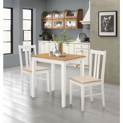 Hallowood Furniture - Dining Table Set - White - Dining Set Hallowood Furniture - Dining Table Set - White - Dining Set