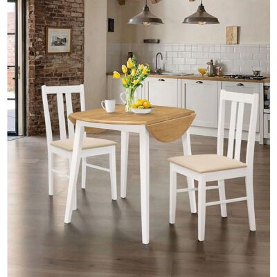 Hallowood - Dining Set - Drop Leaf Table - Dining Set Hallowood - Dining Set - Drop Leaf Table - Dining Set